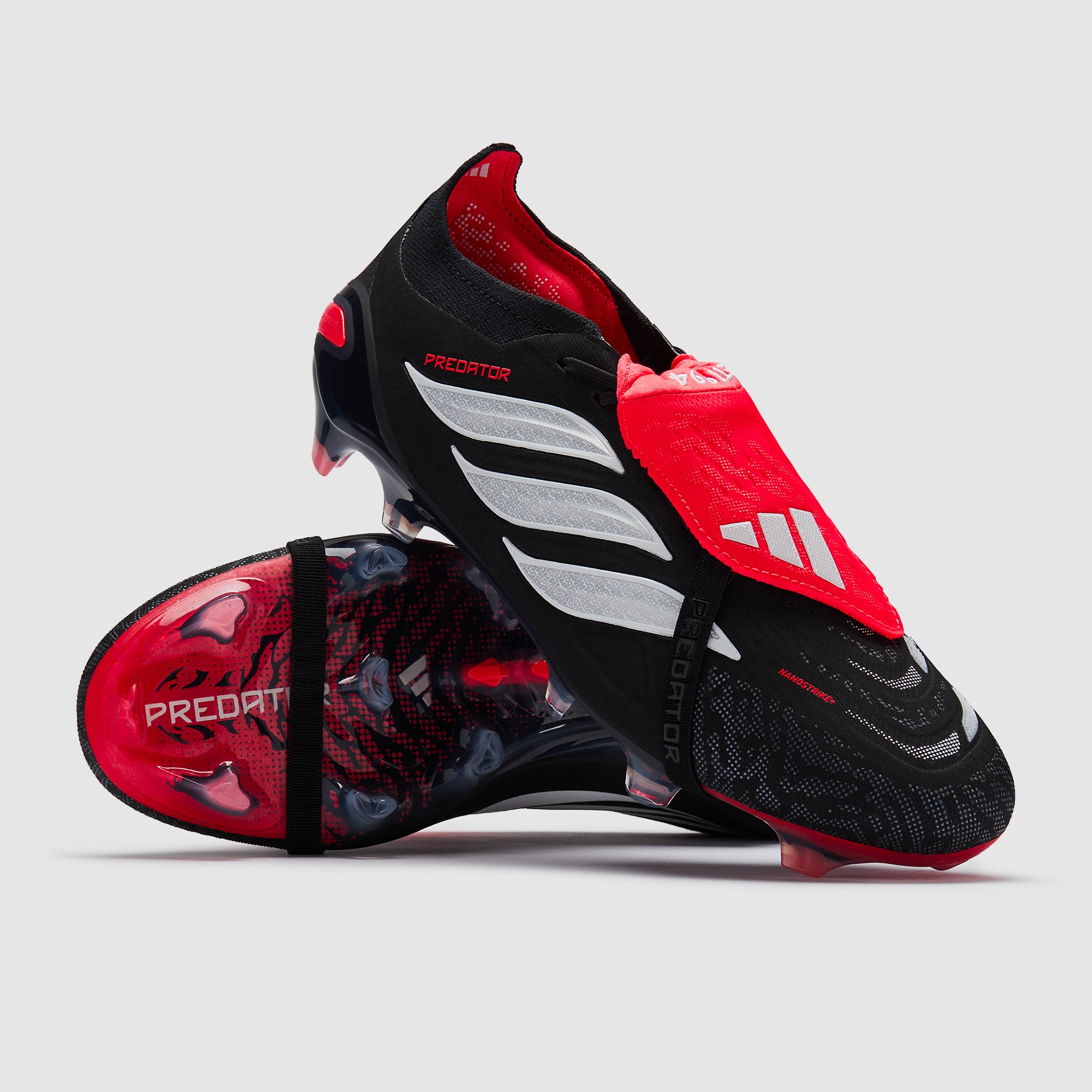 Predator Elite Tongue FG — Core Black Ftwr White Lucid Red