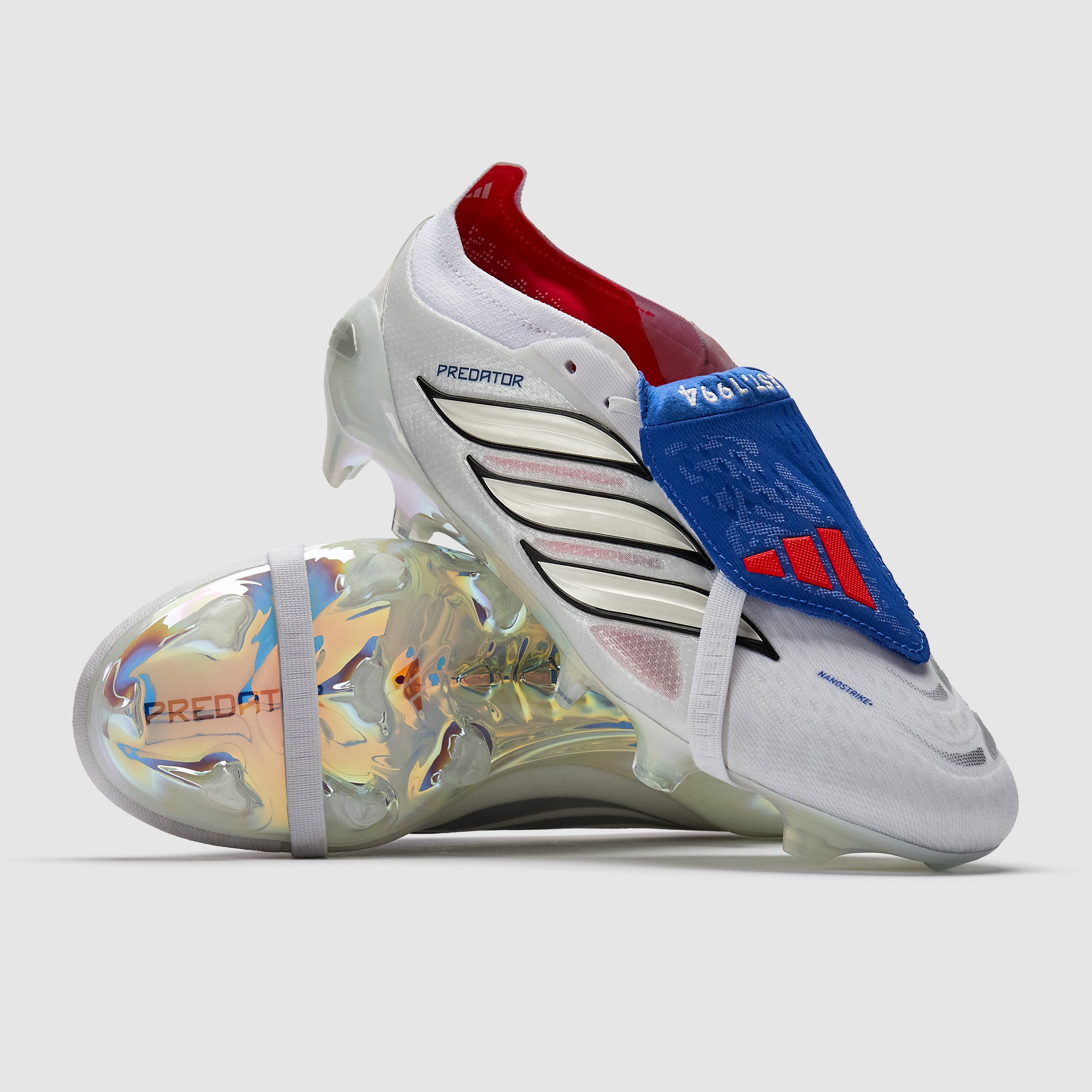 Predator Elite Tongue FG — Ftwr White Zero Met Team Royal Blue