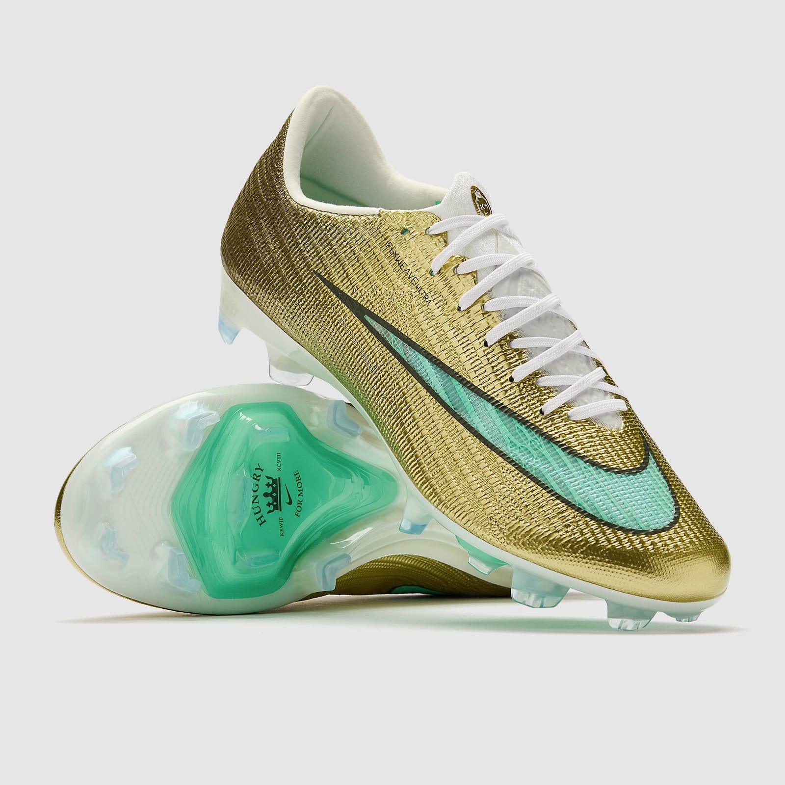 Mercurial Superfly 11 Elite FG — Mtlc Gold Green Glow