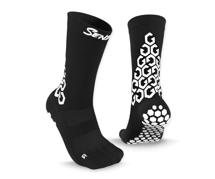 Calcetas antideslizantes Senda Gravity Pro Grip Socks negras