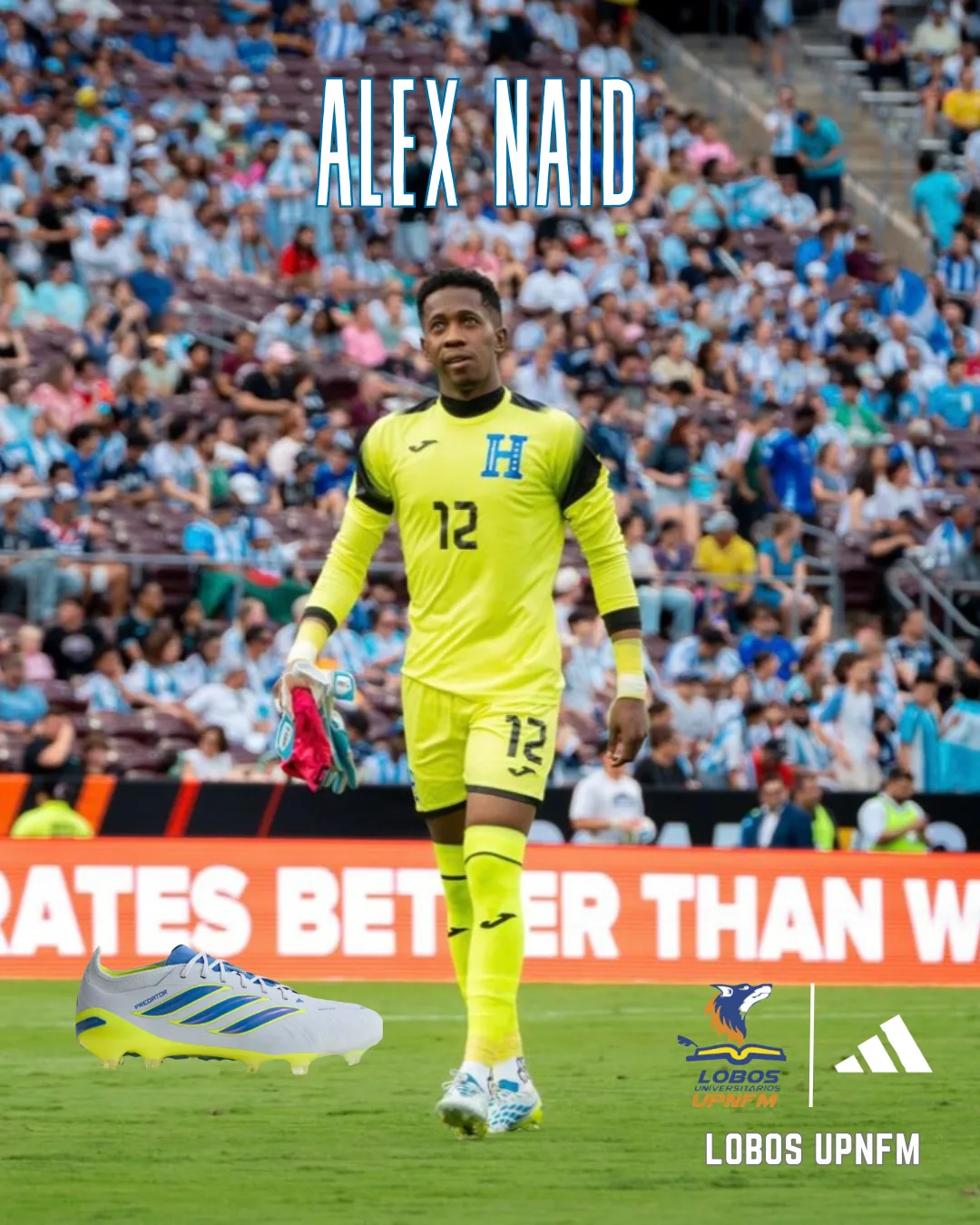 Alex Naid, jugador con tacos de FuttiesHN
