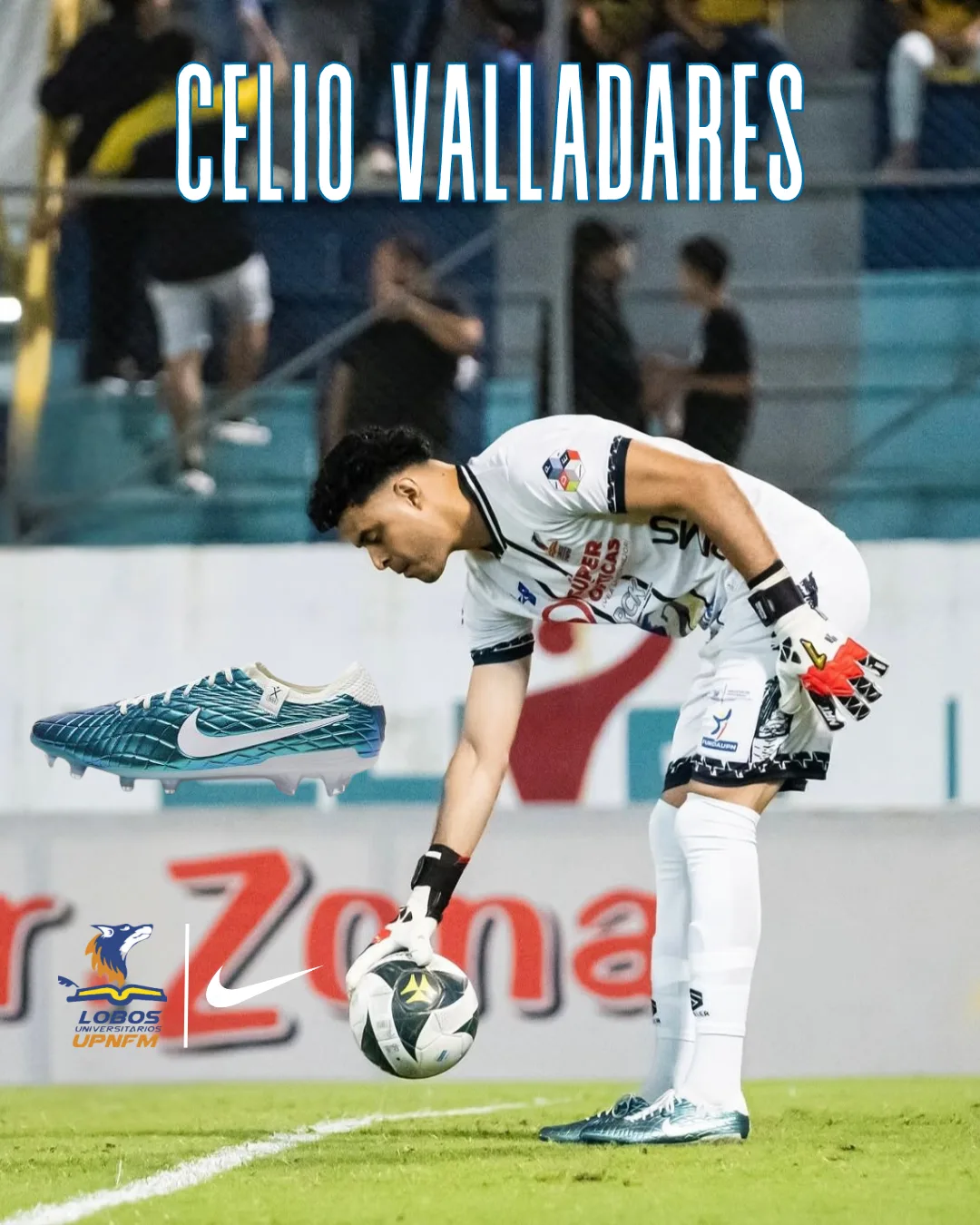 Celio Valladares, jugador con tacos de FuttiesHN