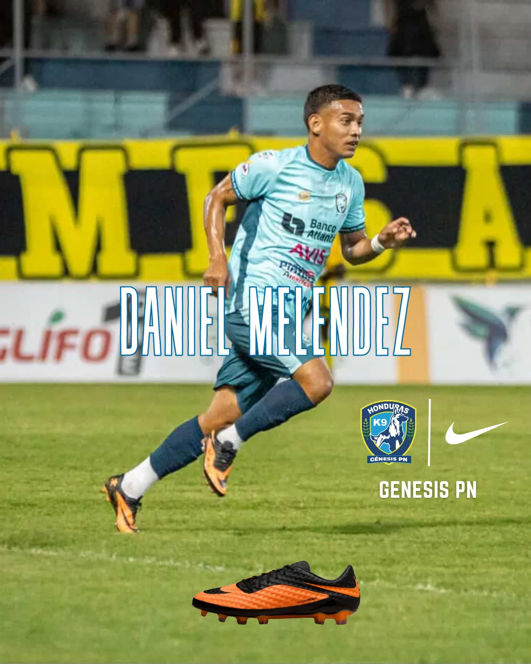 Daniel Melendez, jugador con tacos de FuttiesHN