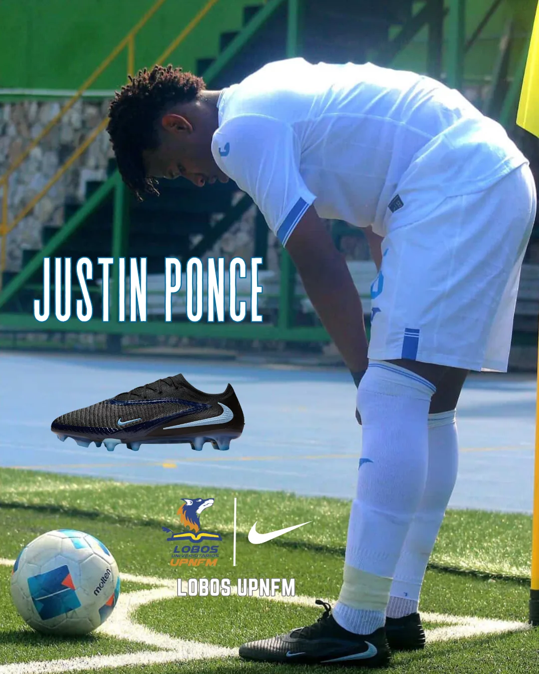 Justin Ponce, jugador con tacos de FuttiesHN