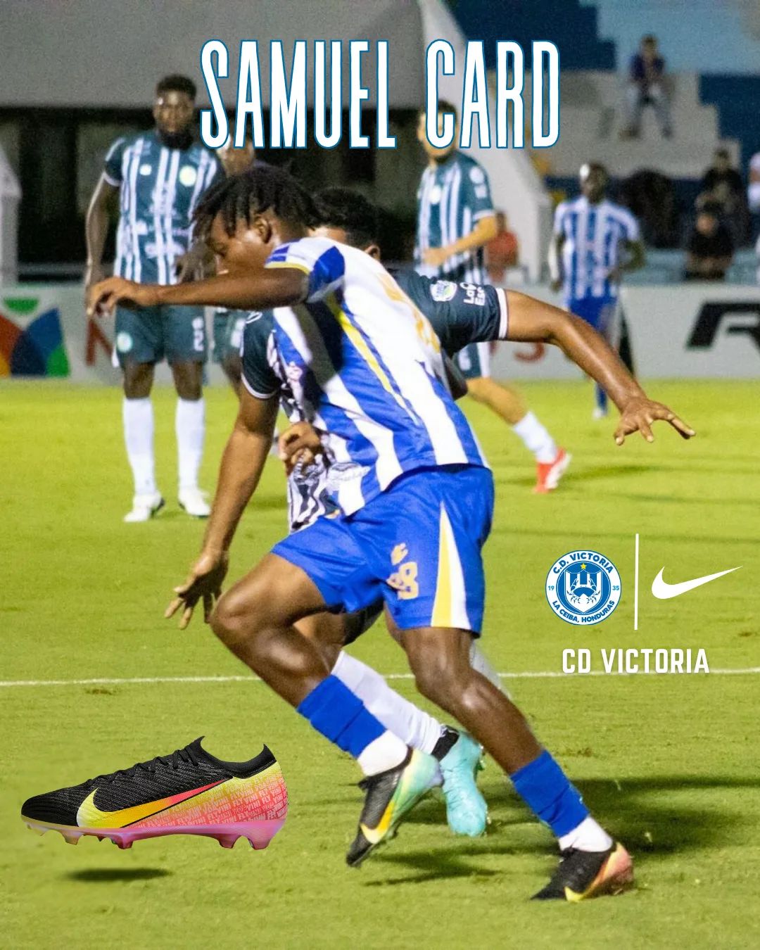 Samuel Card, jugador con tacos de FuttiesHN
